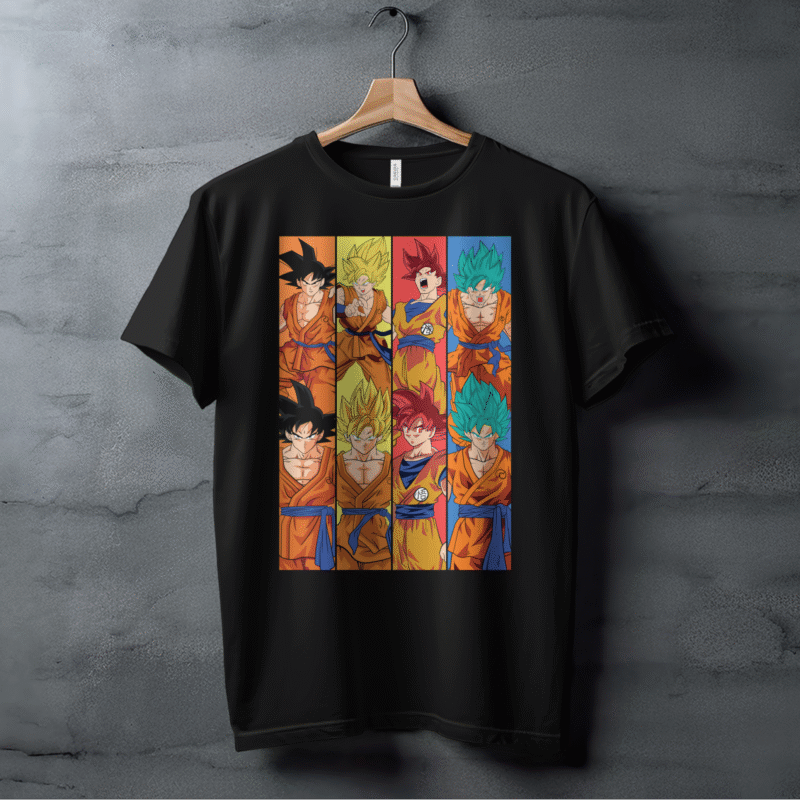 Four Rage Anime T-Shirt