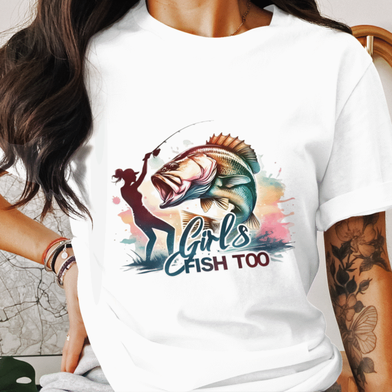 Girls Fish Too T-Shirt
