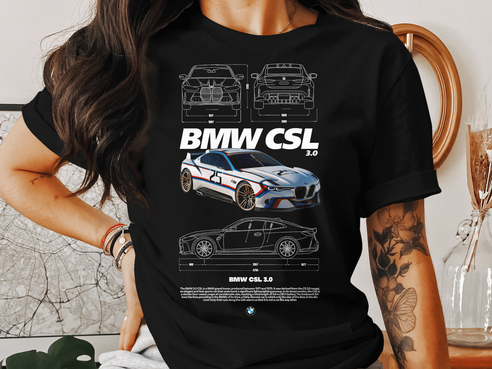 BMW CSL T-Shirt - Image 2