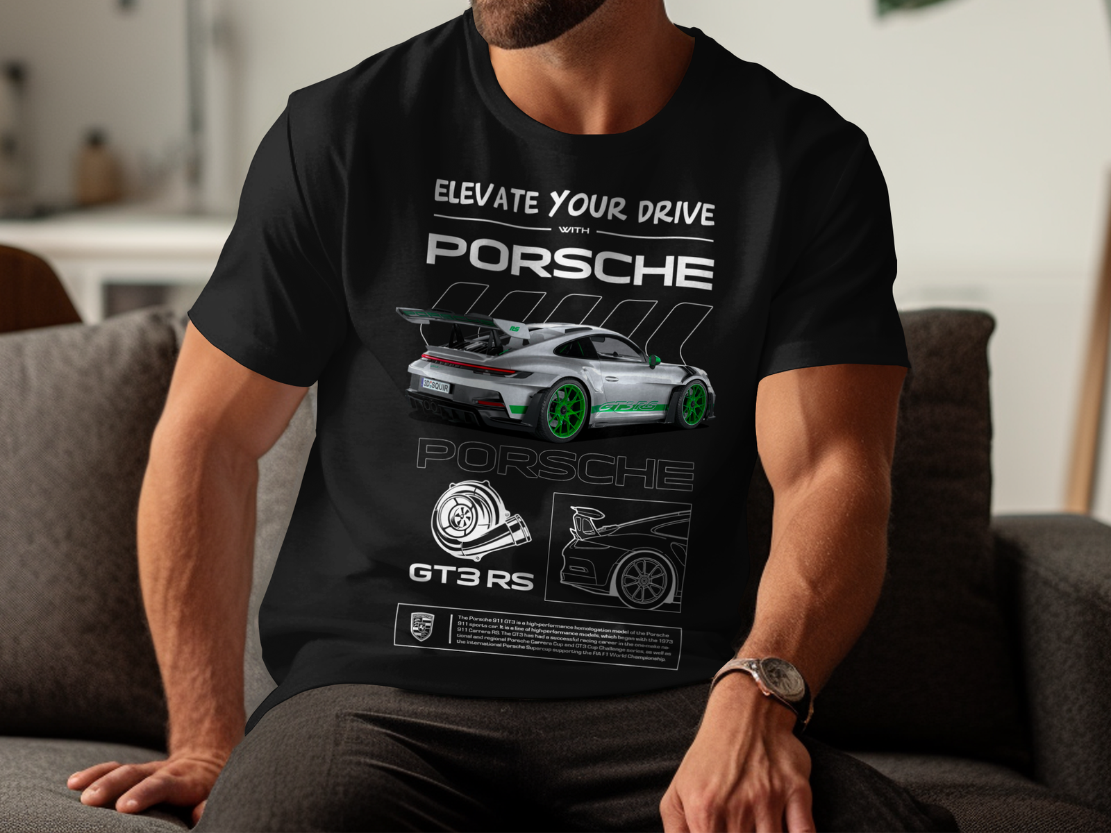 Porsche GT3 RS T-Shirt - Image 2