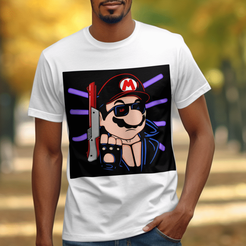 Terminator Mario T-Shirt