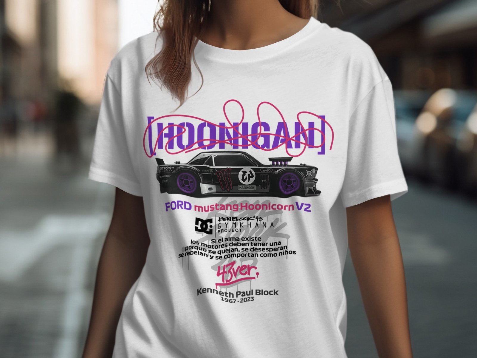 Hoonigan Ford Mustang T-Shirt - Image 2