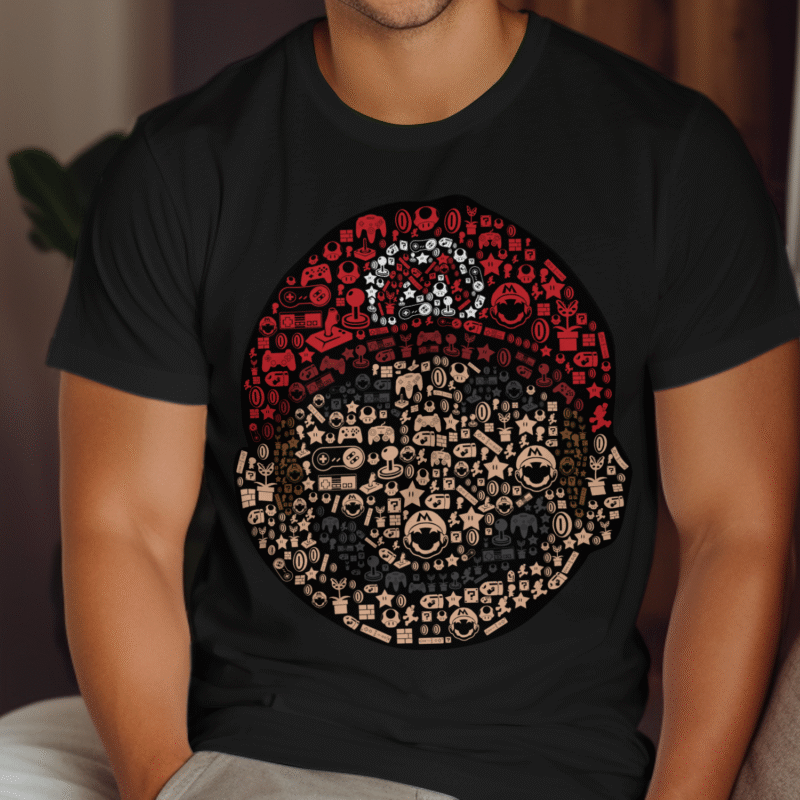 Mario Art T-Shirt