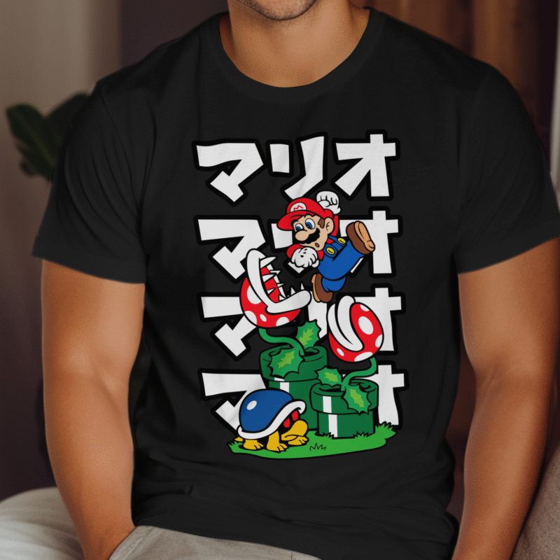 Plant Attack Mario T-Shirt