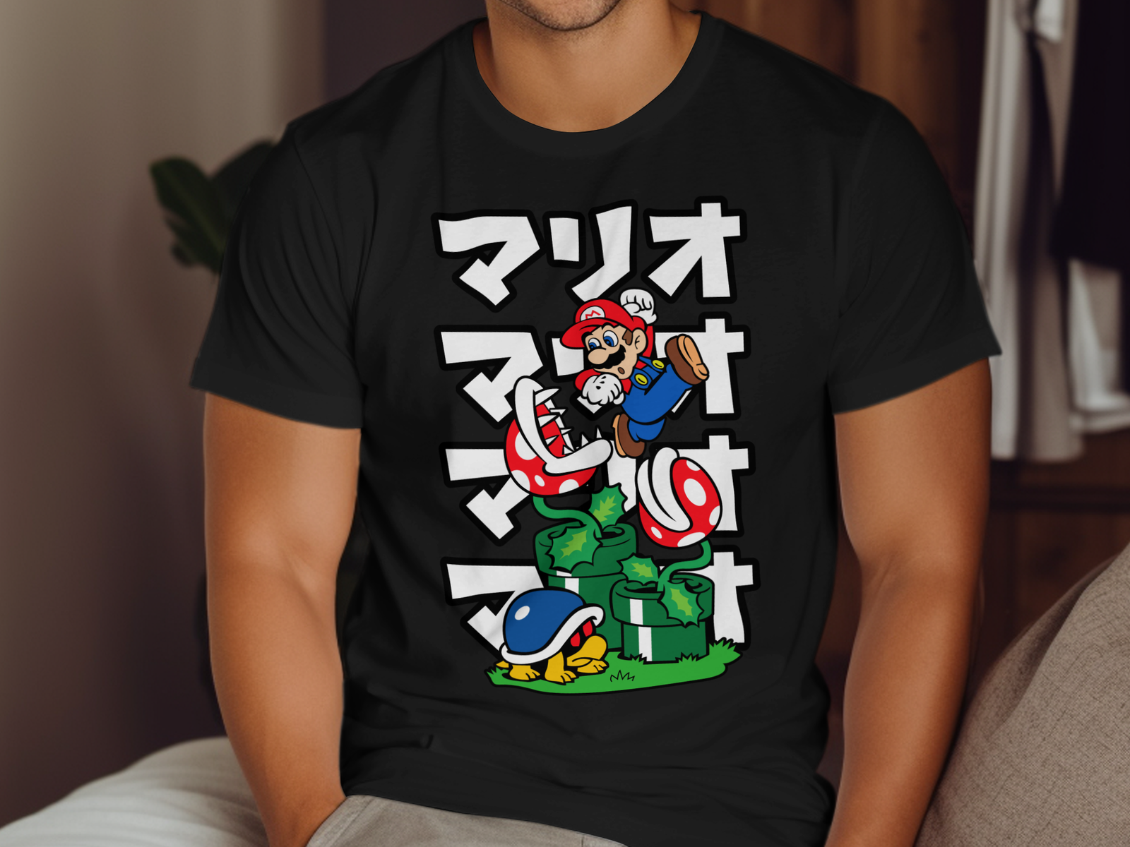 Plant Attack Mario T-Shirt