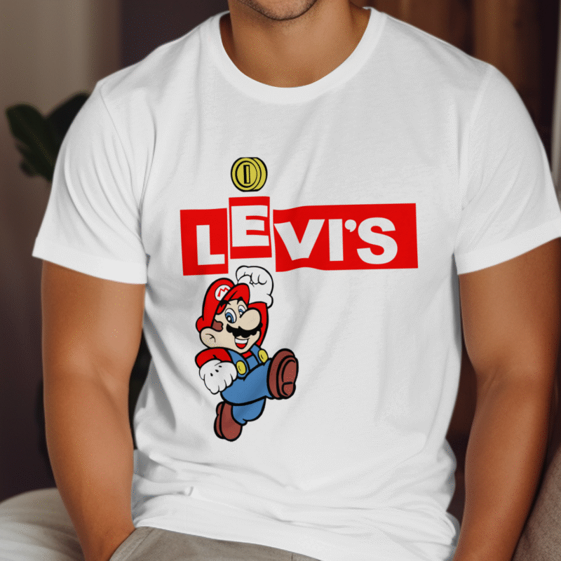 Mario vs Levi's T-Shirt