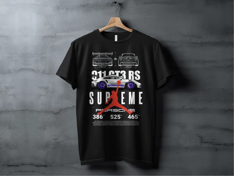 911 GT3 RS Supreme Porsche T-Shirt