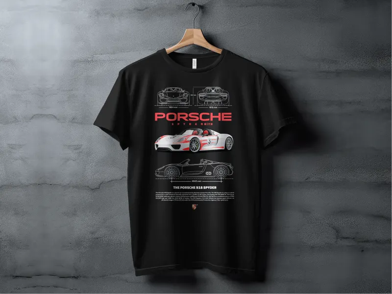 Porsche Spyder 918 T-Shirt
