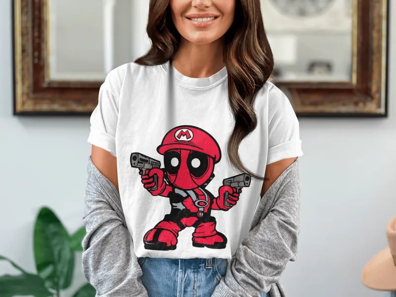 Deadpool Mario T-Shirt