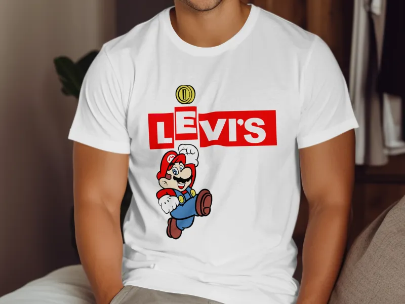 Mario vs Levi's T-Shirt