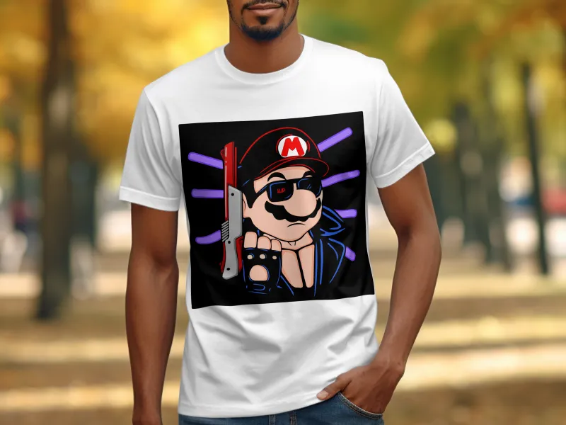 Terminator Mario T-Shirt