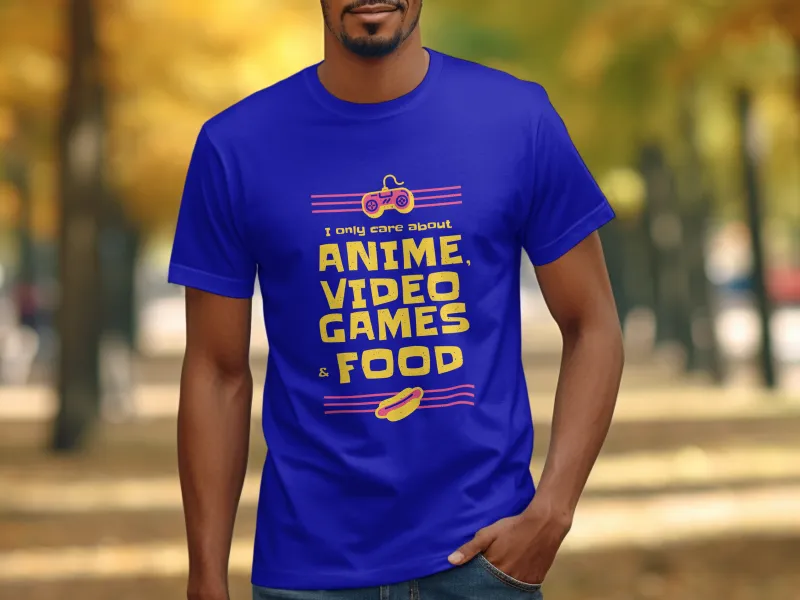 Anime, Video Games & Food T-Shirt