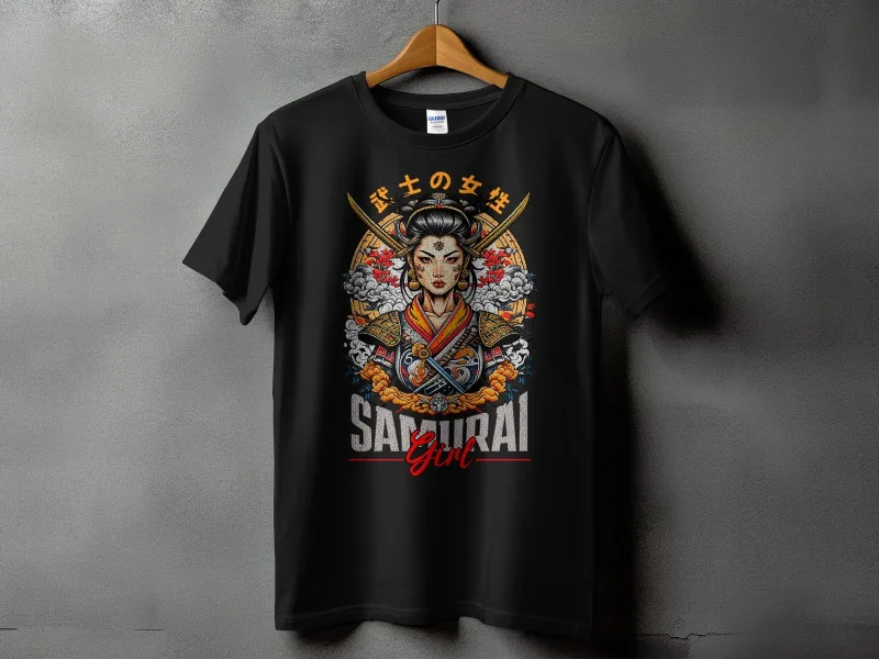 Samurai Girls Retro T-Shirt