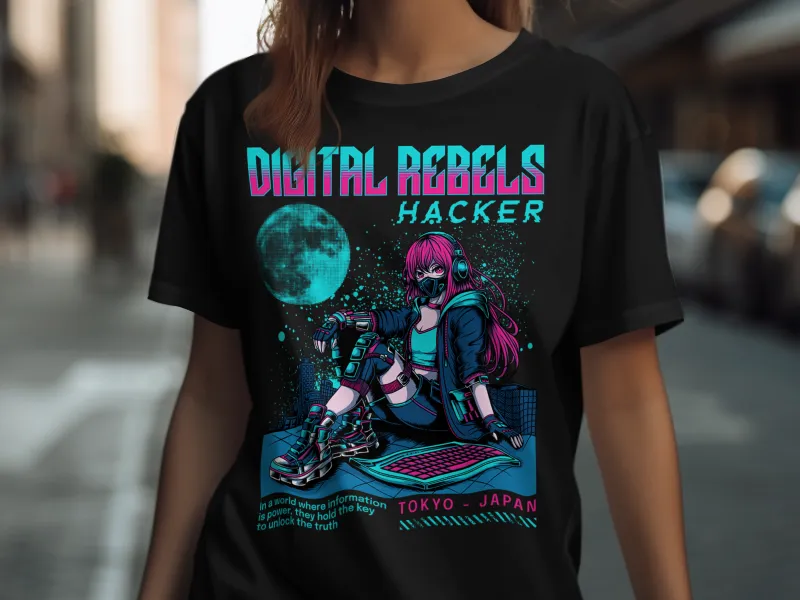 Digital Rebel Hacker T-Shirt