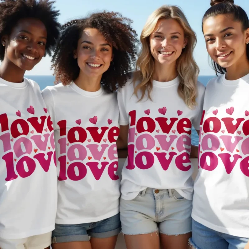 Love Love Love Valentine T-Shirt