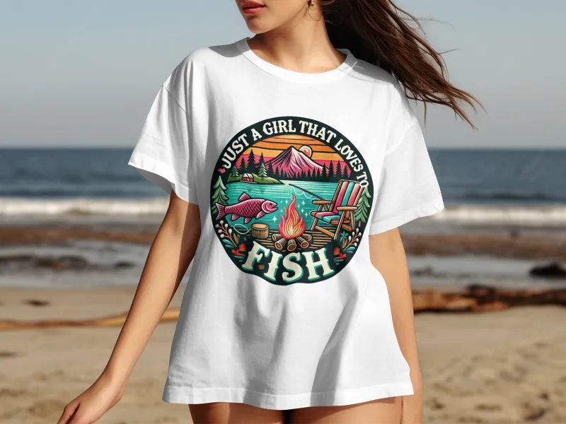 Just A Girl That Loves to Fish T-Shirt