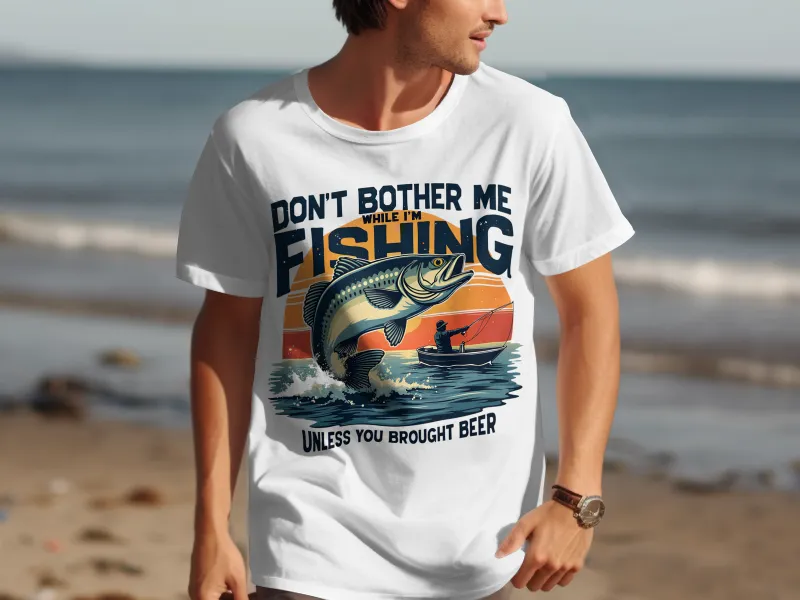 Dont Bother Me While I'm Fishing T-Shirt