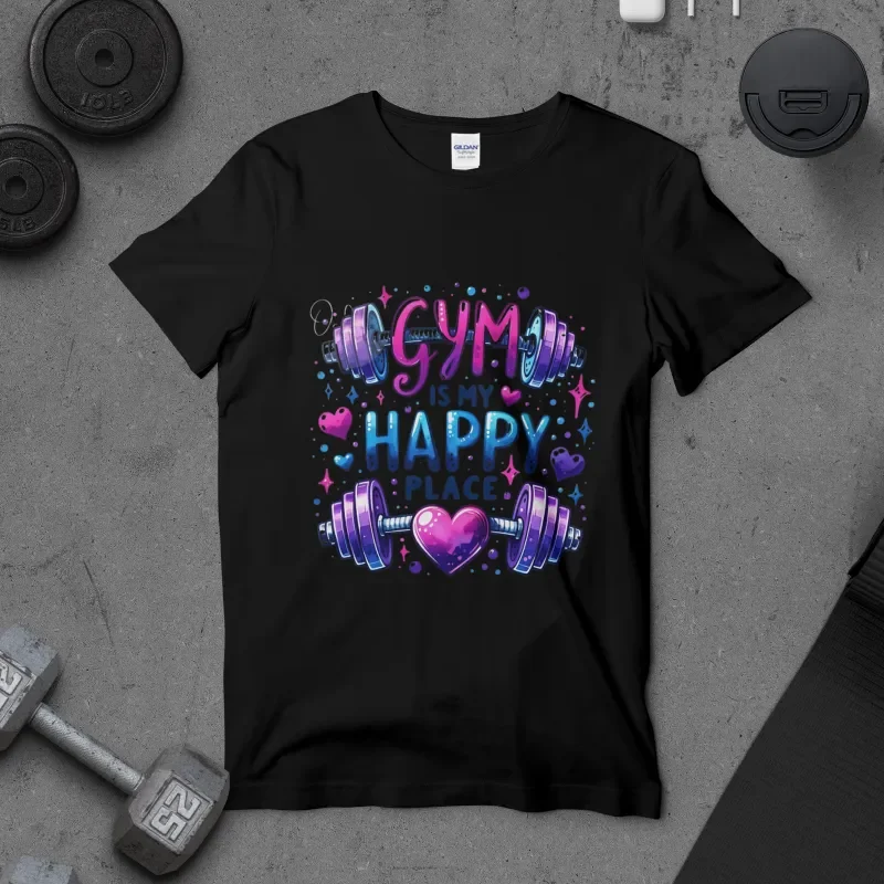 Gym Is My Happy Place T-Shirt