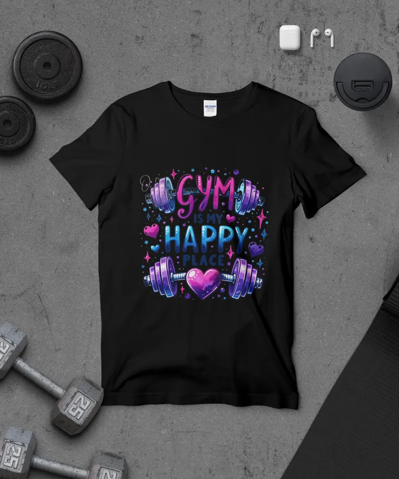 Gym Is My Happy Place T-Shirt