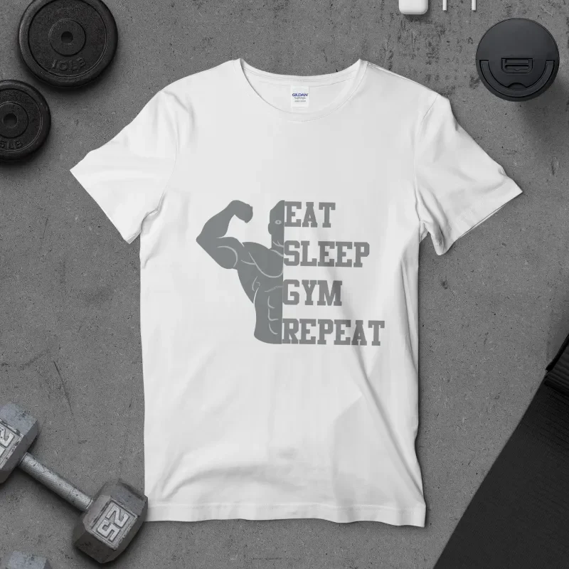 Eat Sleep Gym Repeat T-Shirt
