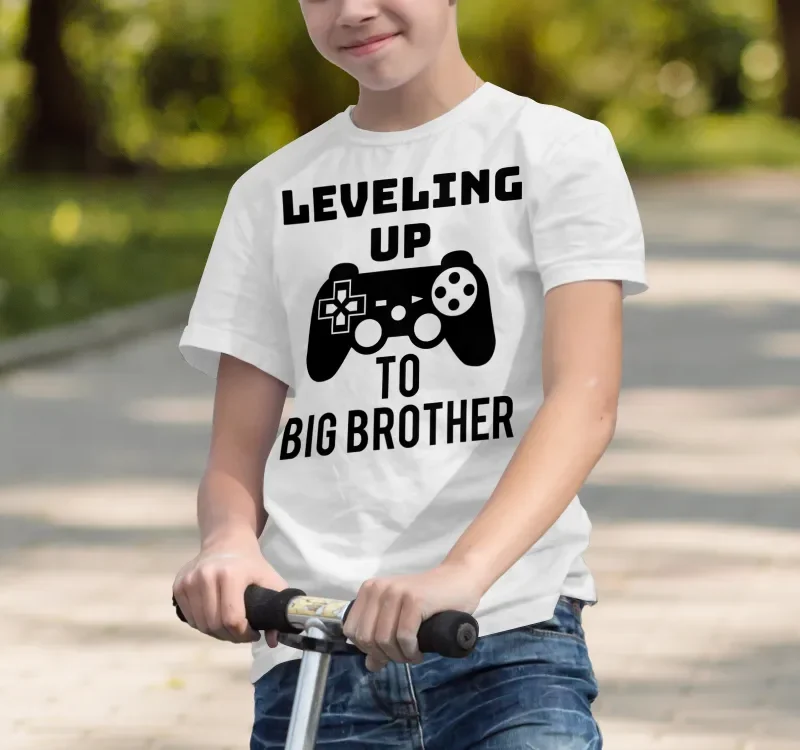 Leveling Up to Big Brother T-Shirt